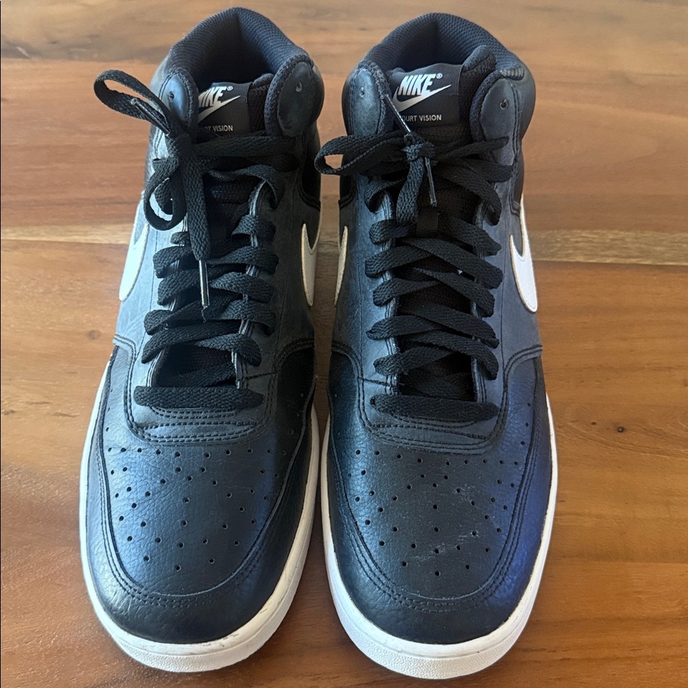 Nike Black and White High-Tops